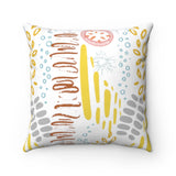 Carefree Square Pillow