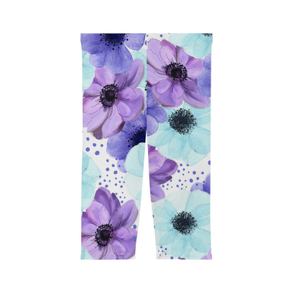 Purple Fusion Women’s Capri Leggings