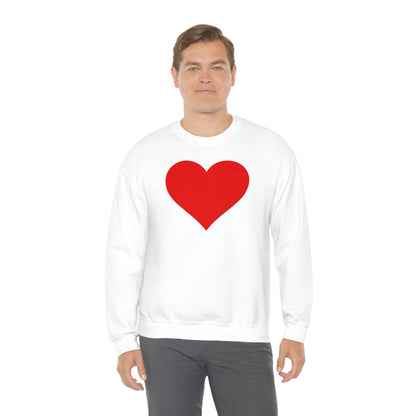 One Heart One Love Valentine Red Heart Sweatshirt