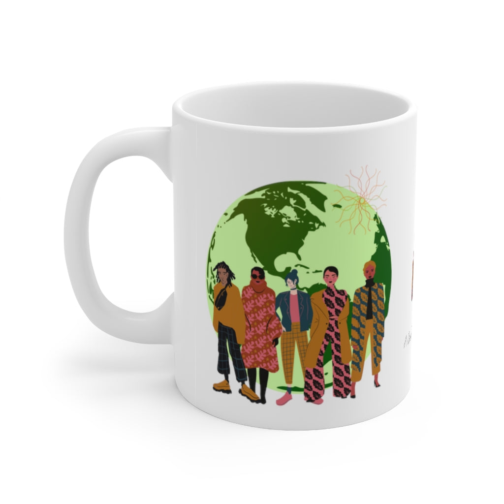 Global Unity 8 11oz Ceramic Mug - White