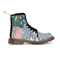 Abstract in Pink and Green Women's Boots