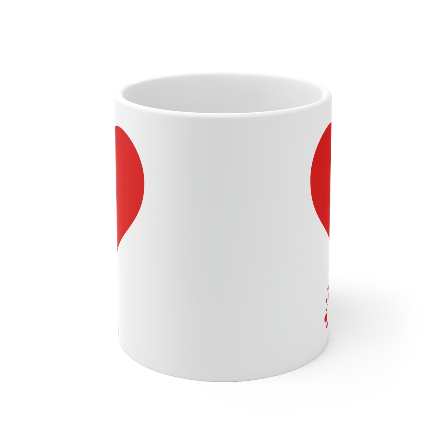 One Heart Forever Mug 15 oz - White