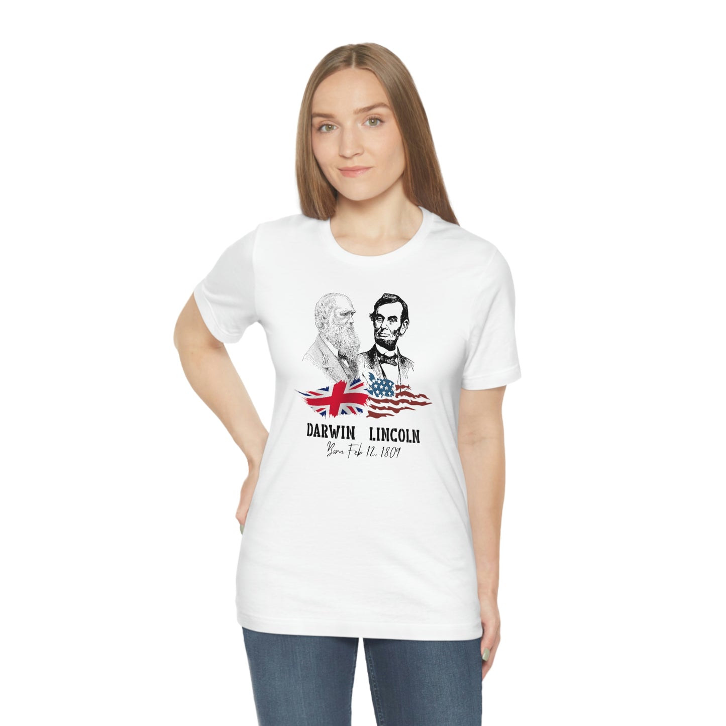 Darwin Lincoln Coincidental Connection Unisex Tee