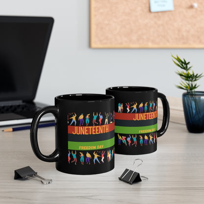 Juneteenth 11oz Mug - Black