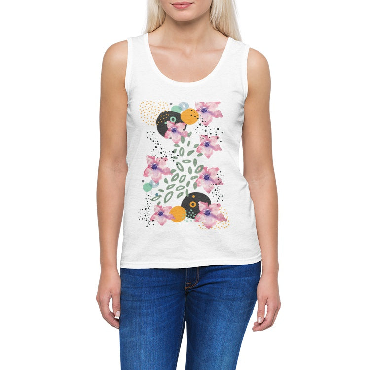 Women’s Stretch Microfiber Scoop Neckline Tank Top