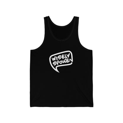 Wisely Spoken Unisex Jersey Tank