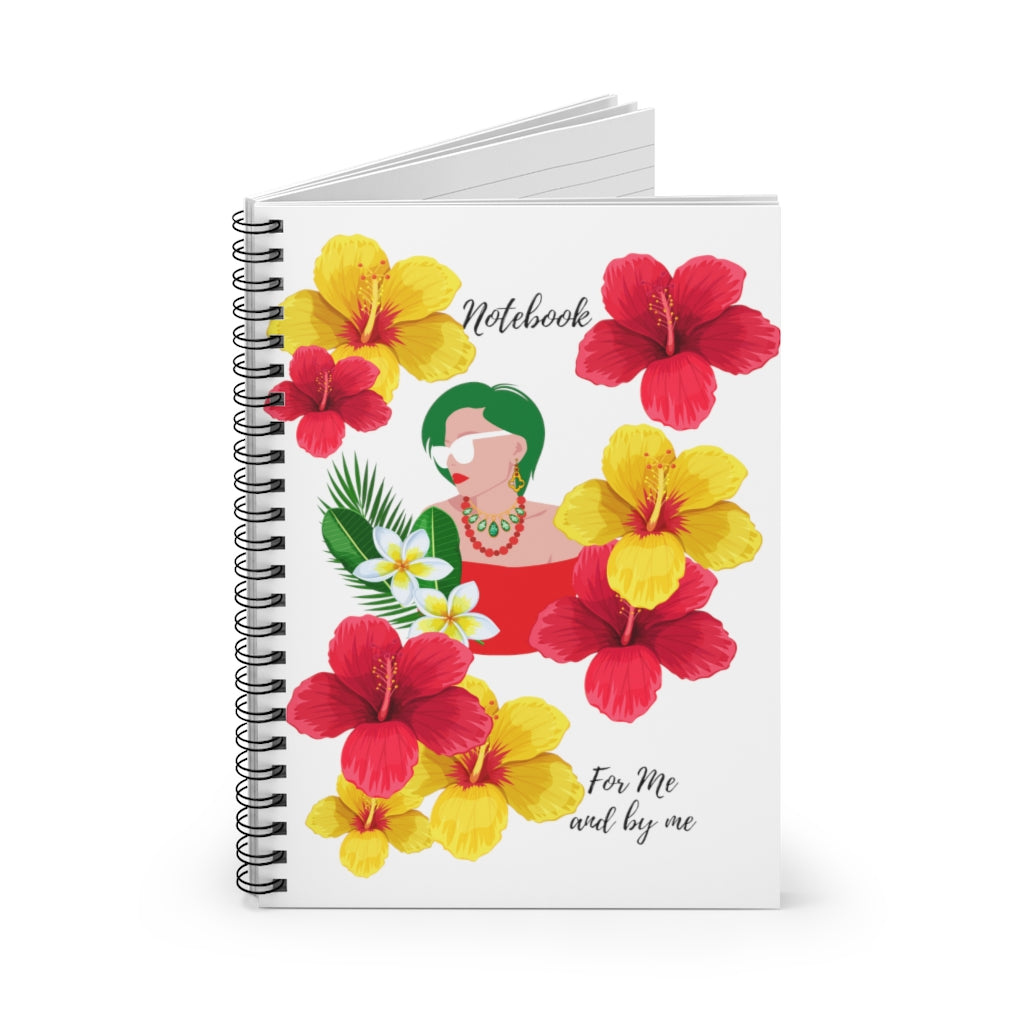Hibiscus Thoughts Spiral Notebook