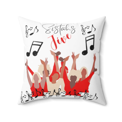 Sistahs Jive Square Pillow