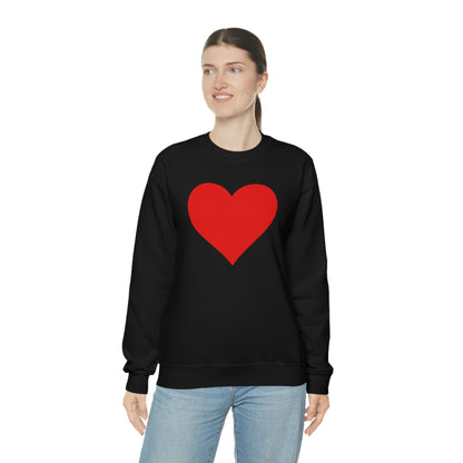 One Heart One Love Valentine Red Heart Sweatshirt