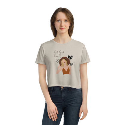 Think Good Thoughts Cropped Tee