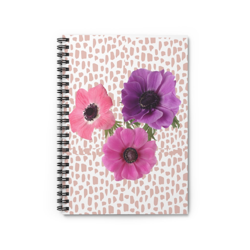 Anemones Spiral Notebook