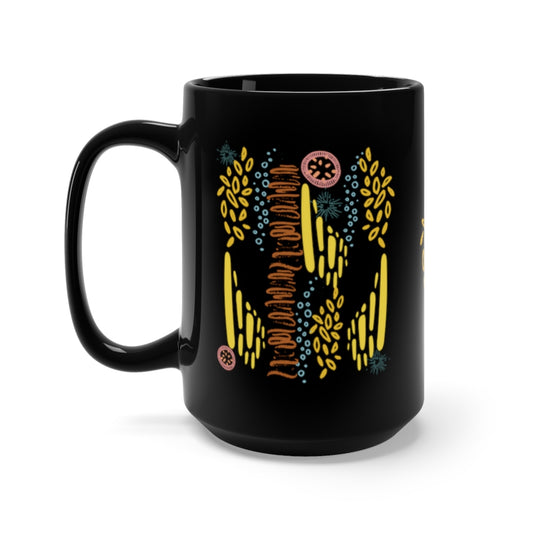 Carefree 15 oz Mug - Black