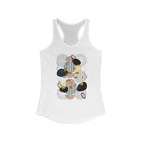 Circles Bars and Rocks Women's Racerback Tank