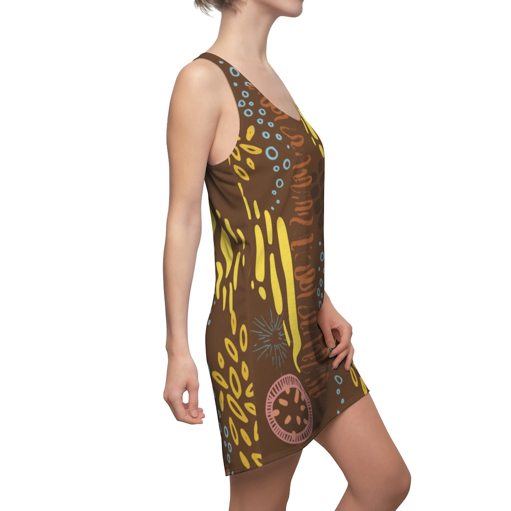 Carefree Women's Racerback Dress - Dk. Brown