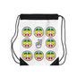 Let Peace Reign Drawstring Bag #3