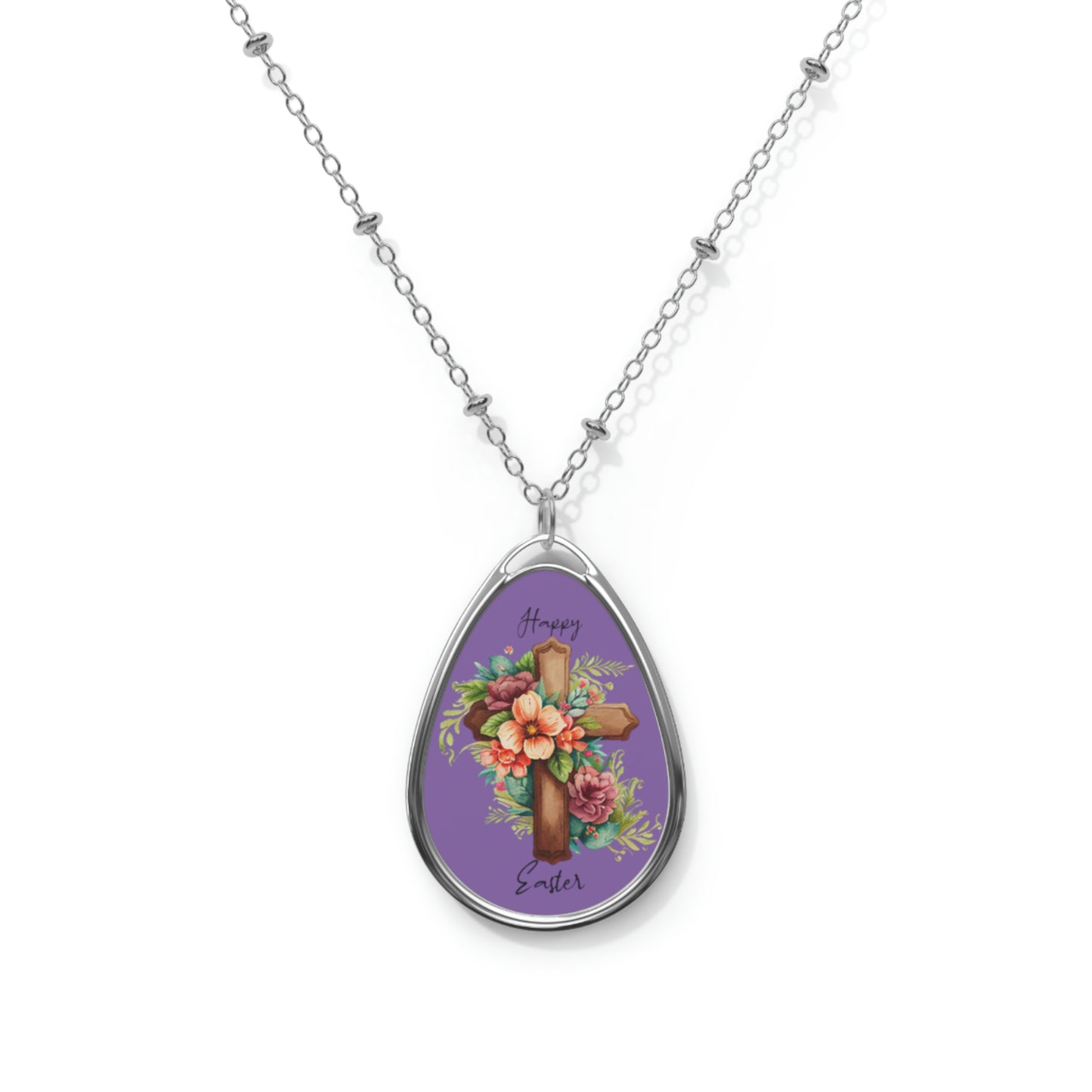 Religious Easter Necklace for Men Women and Children Religious - Purple