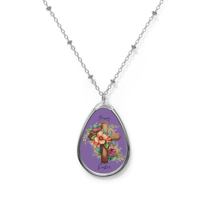 Religious Easter Necklace for Men Women and Children Religious - Purple