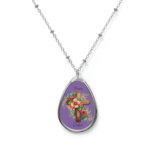 Religious Easter Necklace for Men Women and Children Religious - Purple