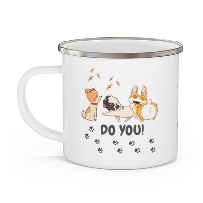 Do You Enamel Camping Mug - Dog