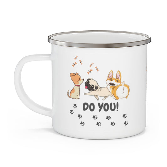 Do You Enamel Camping Mug - Dog