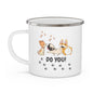 Do You Enamel Camping Mug - Dog