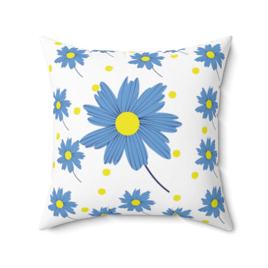 Hope Wildflowers Square Pillow