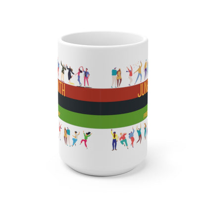 Juneteenth White Mug