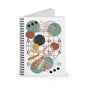 Earthy Abstract Spiral Notebook