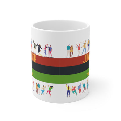 Juneteenth White Mug