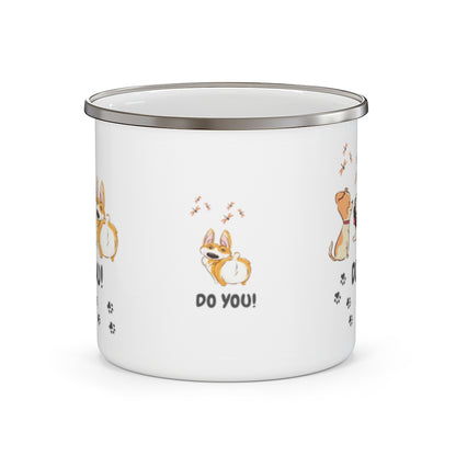 Do You Enamel Camping Mug - Dog
