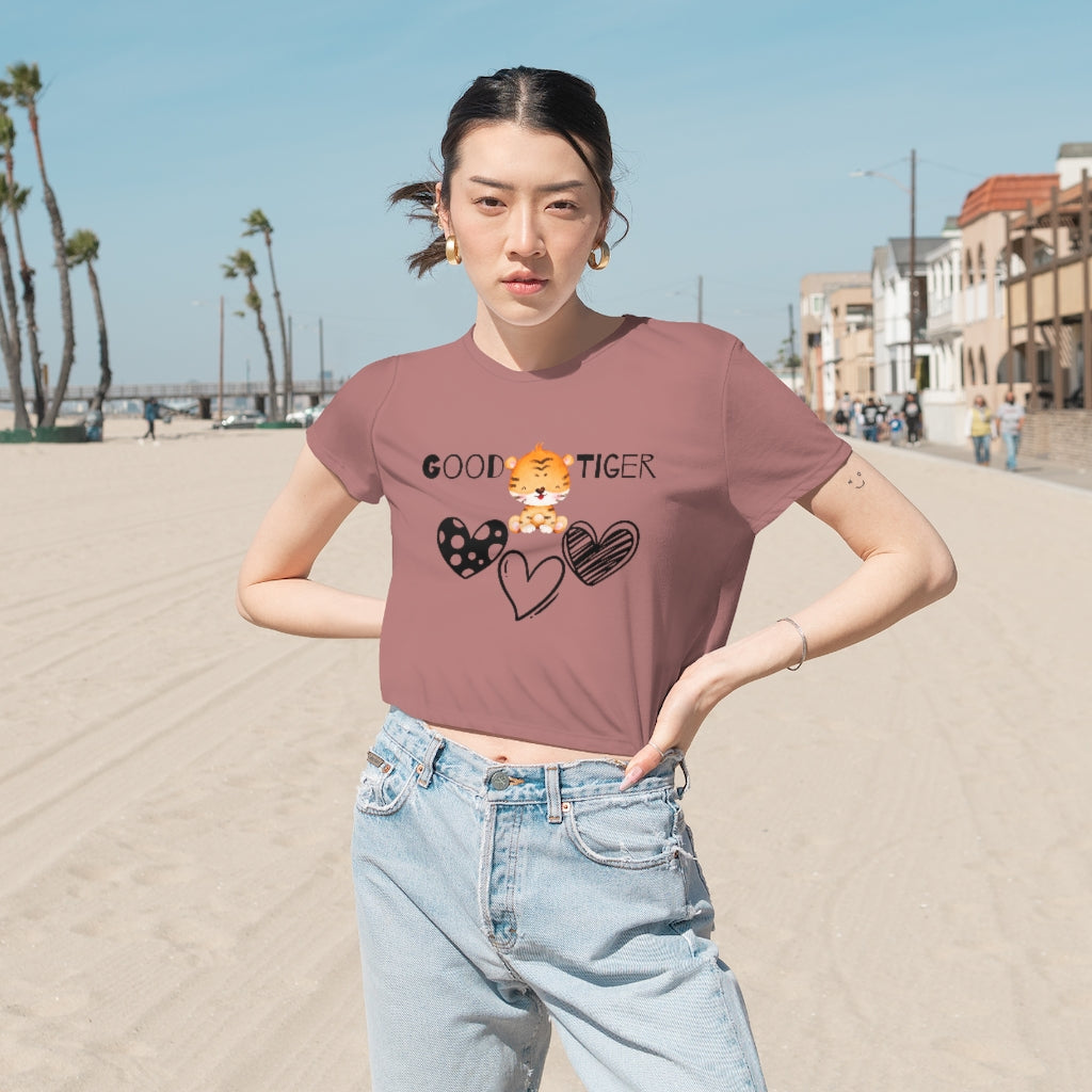 Good Tiger Cropped Tee