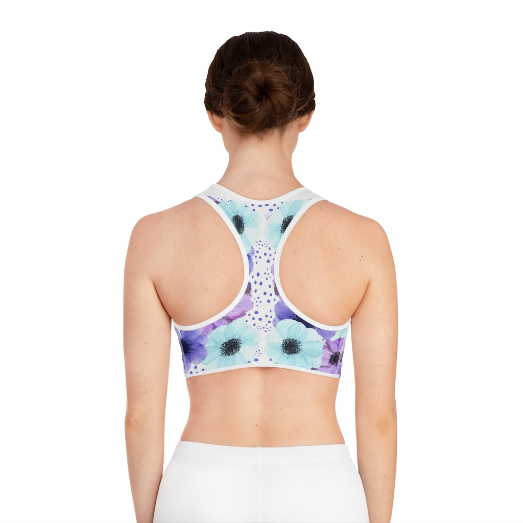 Purple Fusion Sports Bra