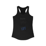 Run Walk Jump Lift Live Women's Racerback Tank