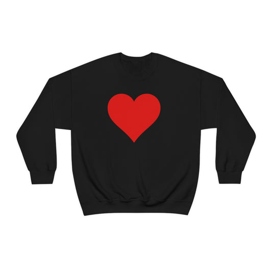 One Heart One Love Valentine Red Heart Sweatshirt