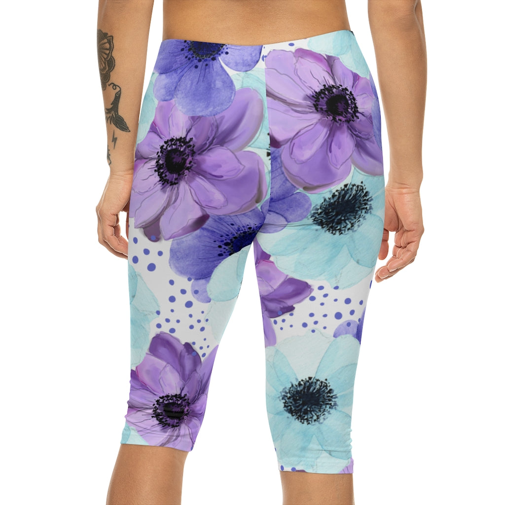 Purple Fusion Women’s Capri Leggings