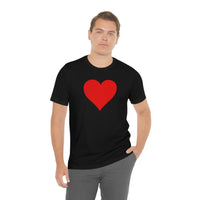 One Heart One Love Valentine Red Heart T Shirt