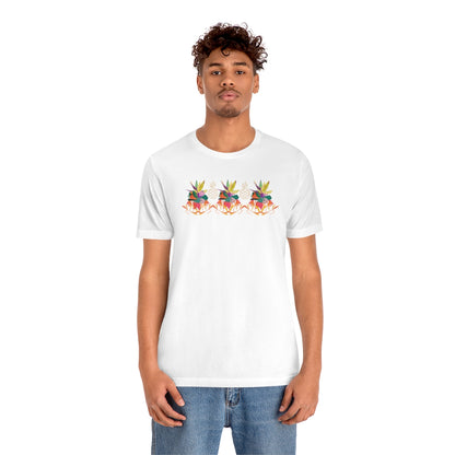 Tropical Pineapple Unisex Short Sleeve Tee