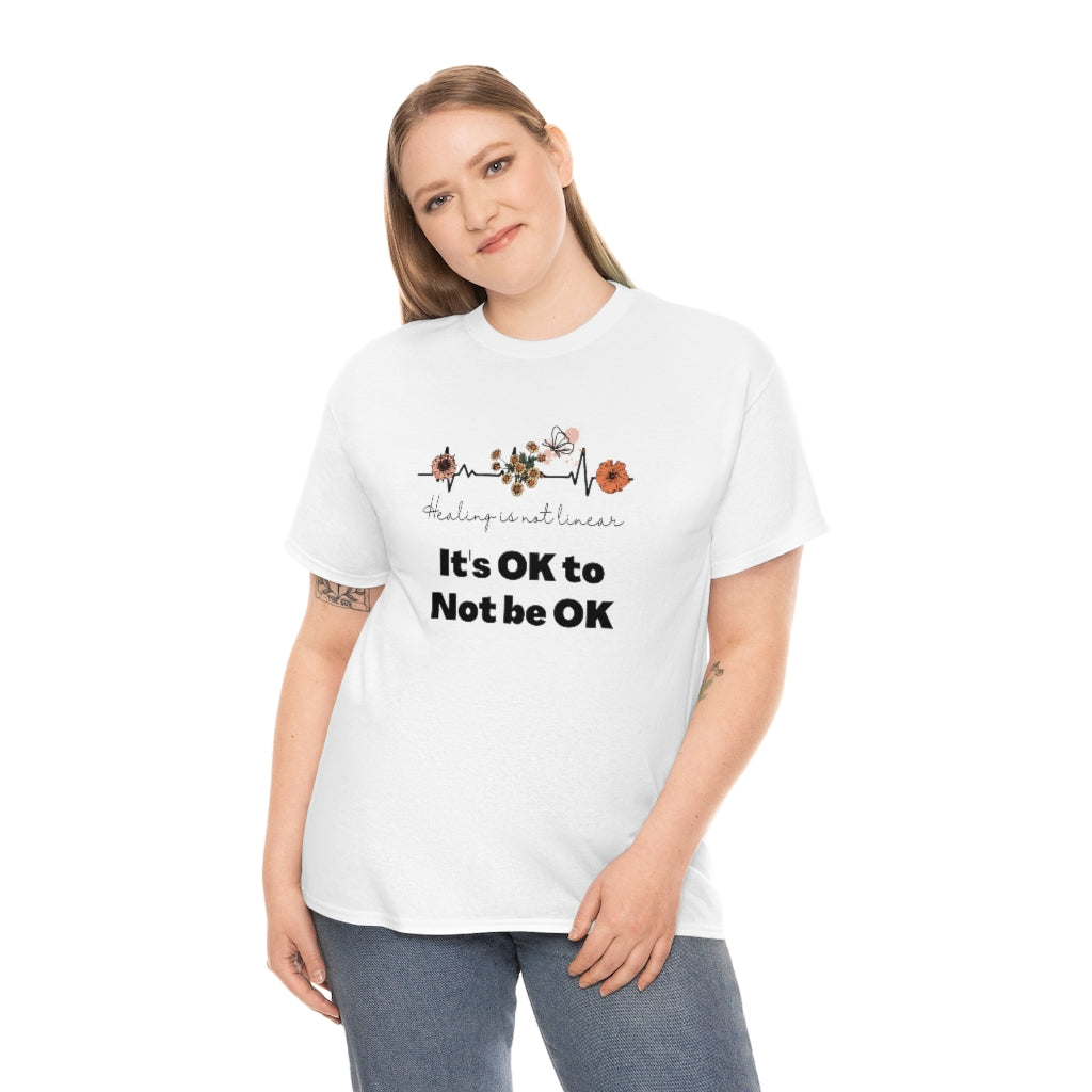Healing Is Not Liner Unisex Cotton Tee