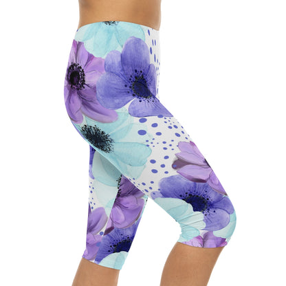 Purple Fusion Women’s Capri Leggings