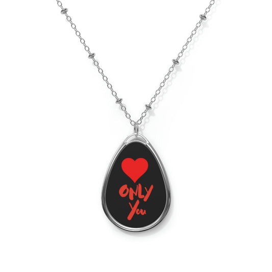 Only You Necklace Valentine Jewelry - Black