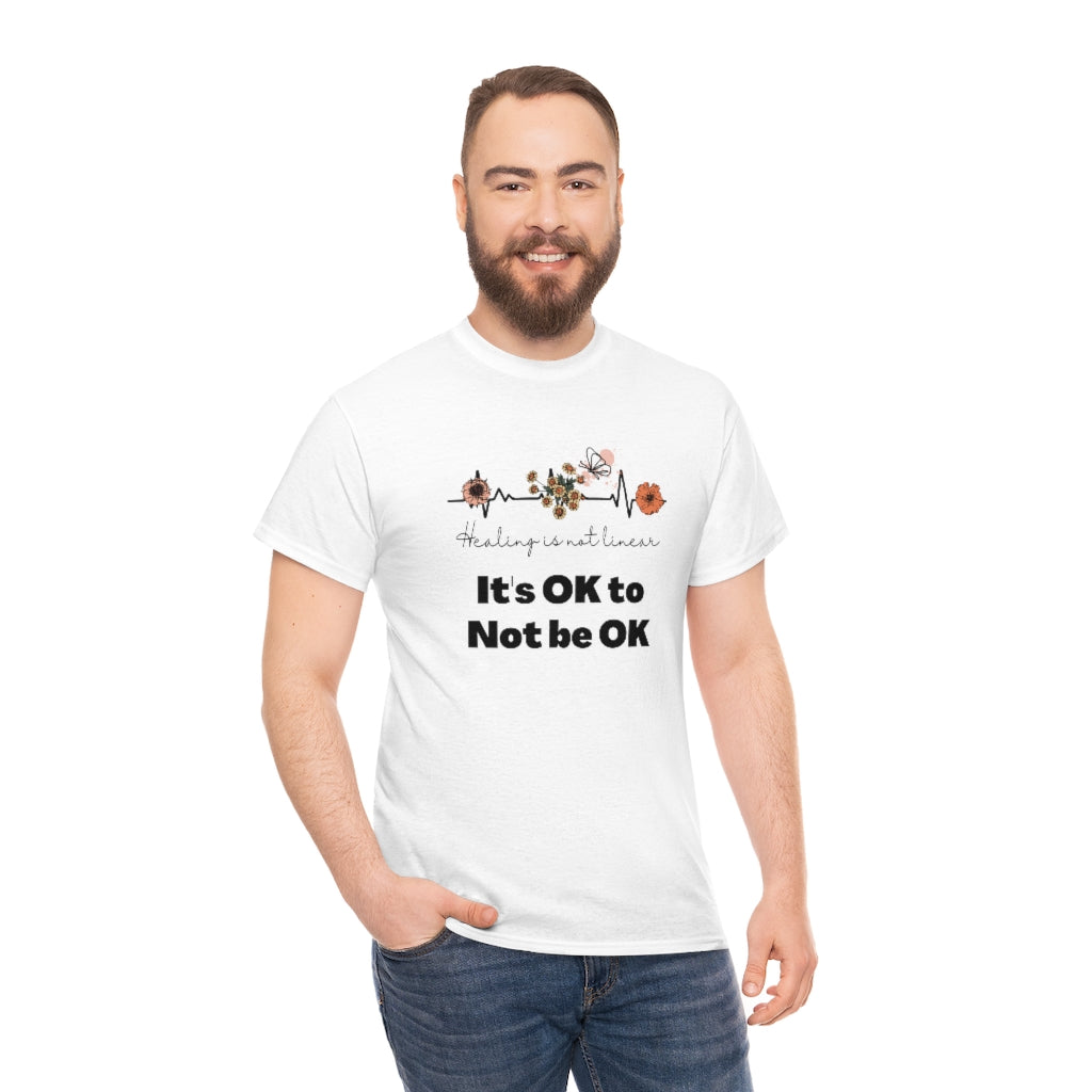 Healing Is Not Liner Unisex Cotton Tee