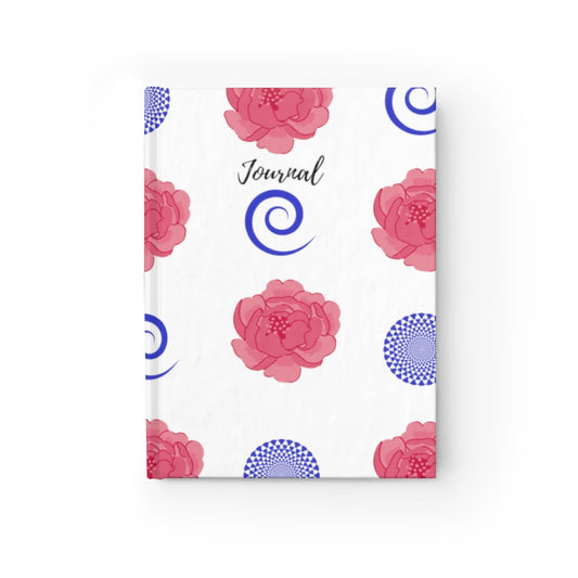 Peonies and Swirls Journal