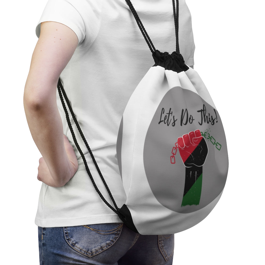 Let's Do This Drawstring Bag