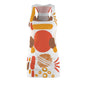Earth Tones Abstract Women's Racerback Dress - White