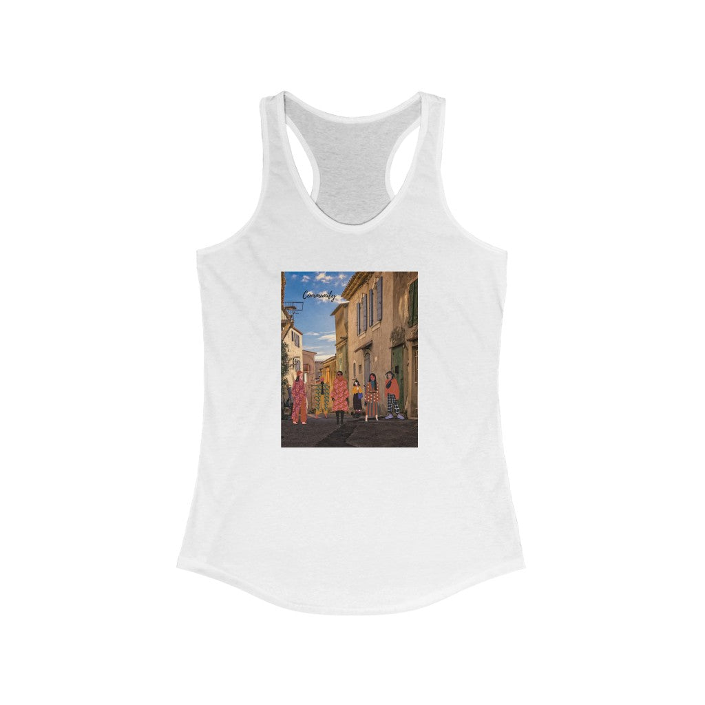 Community 8 Women's Racerback Tank