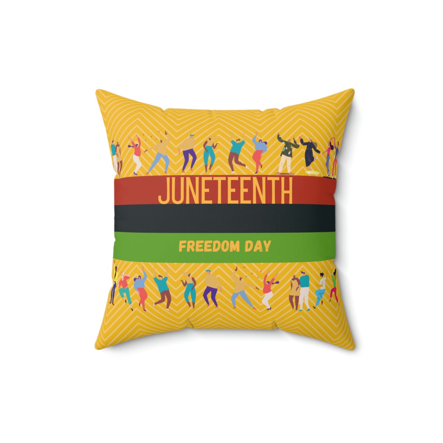 Juneteenth Square Pillow