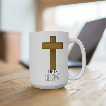 Easter Mug for Gift for Palm Sunday Cross