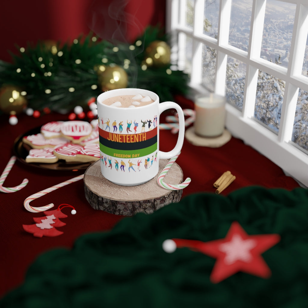 Juneteenth White Mug