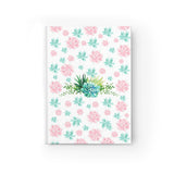 Pink and Green Succulents Journal