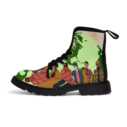 Global Unity 8 Men's Canvas Boots